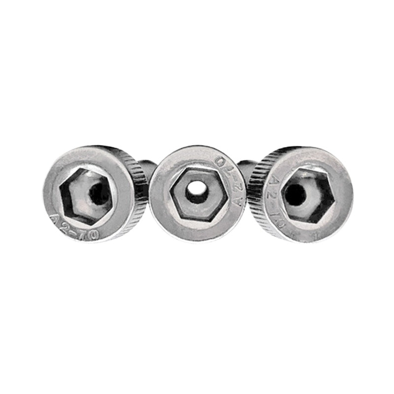 UNC/UNF 304 Stainless Steel Hollow Screw American Imperial Hex Cup Head Vacuum Exhaust Thread Fastener