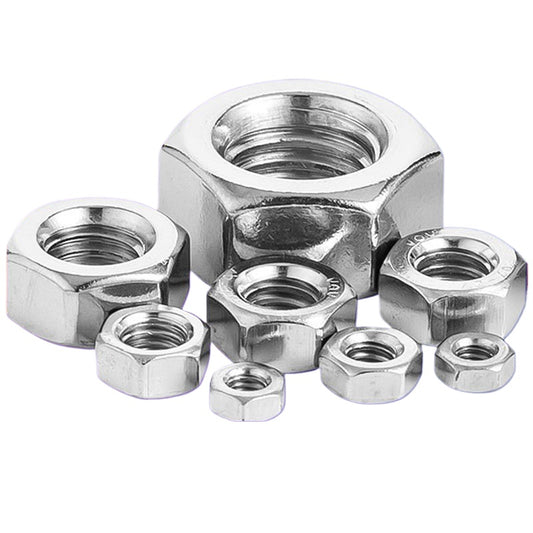 M4/M6/M8/M5/M12 304 stainless steel fine tooth nut nut outer hexagon screw nut fine tooth nut cap for Furniture & Industrial Use