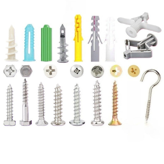 Customizable Screw Bag with Expansion Tube – Optional Specifications, On-Demand Accessory Combination for Home Renovation & DIY