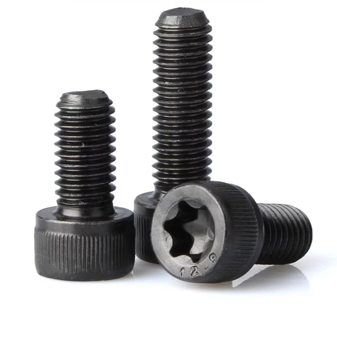12.9 Grade Alloy Steel ISO 14579 Torx Socket Head Cap Screws Knurled Full Thread Machine Screws M3-M10
