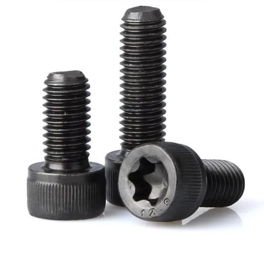 12.9 Grade Alloy Steel ISO 14579 Torx Socket Head Cap Screws Knurled Full Thread Machine Screws M3-M10