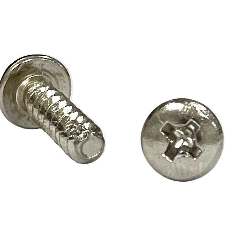 M3/M3.5/M4 304 Stainless Steel Cross Large Head Self-Tapping Screw Large Round Head Cut Tail Self-Tapping Screw for Furniture & DIY Projects
