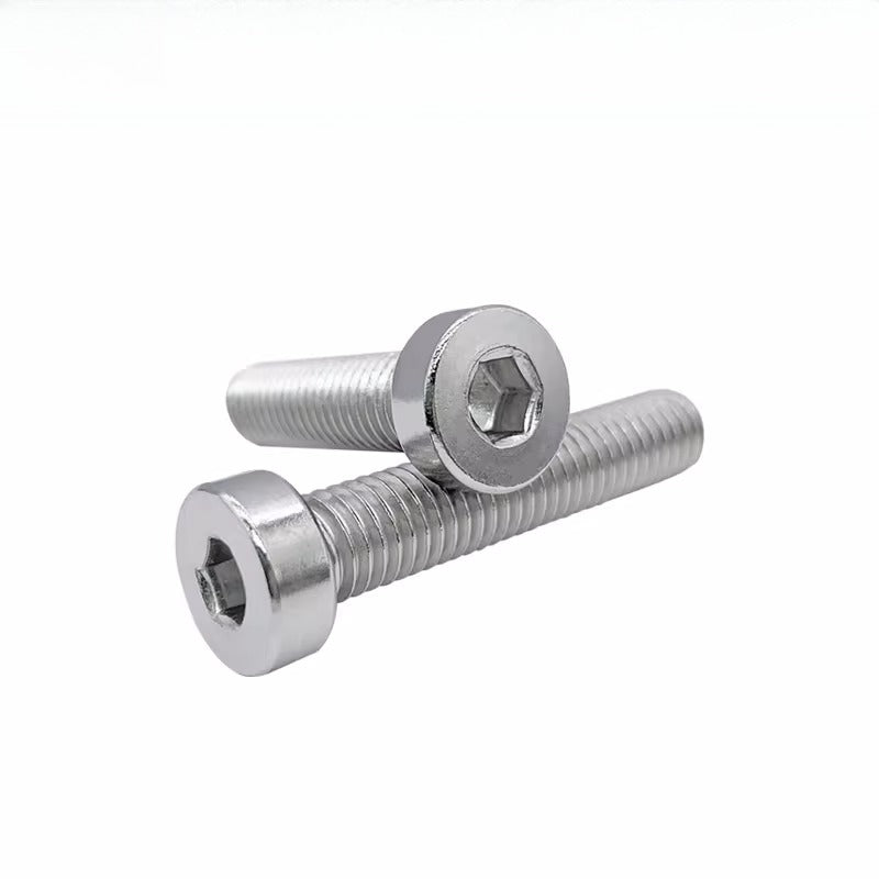 DIN7984 M2-M16 304/316 Stainless Steel Thin Head Allen Screw Low Head Flat Head Allen Bolt