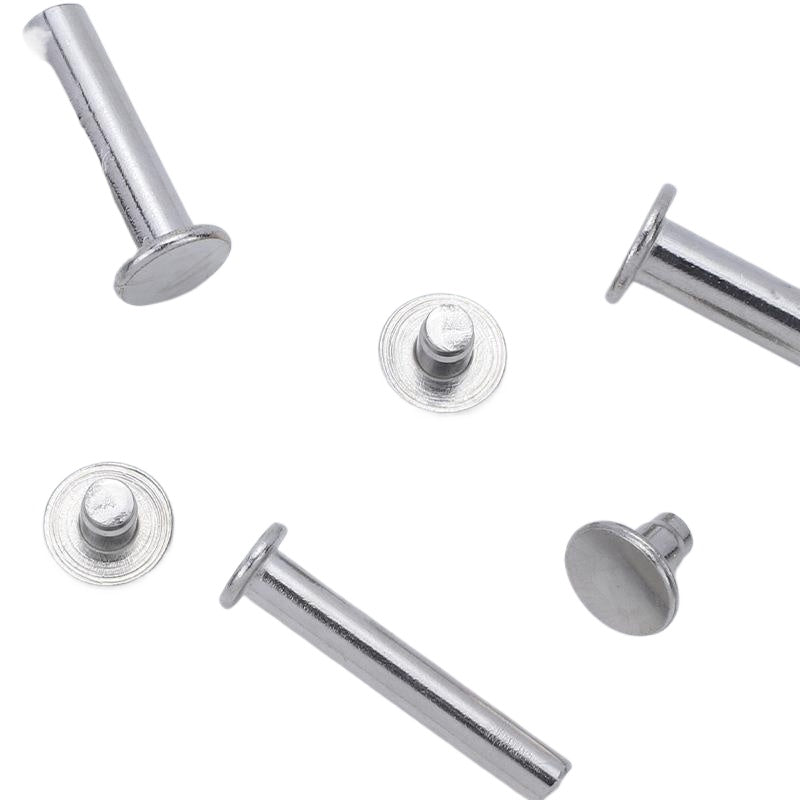 4MM/5MM 304 stainless steel flat head knock mother and child screw to lock mother and child rivet screw ledger nail male and female nail  for Bookbinding & Leather Repair
