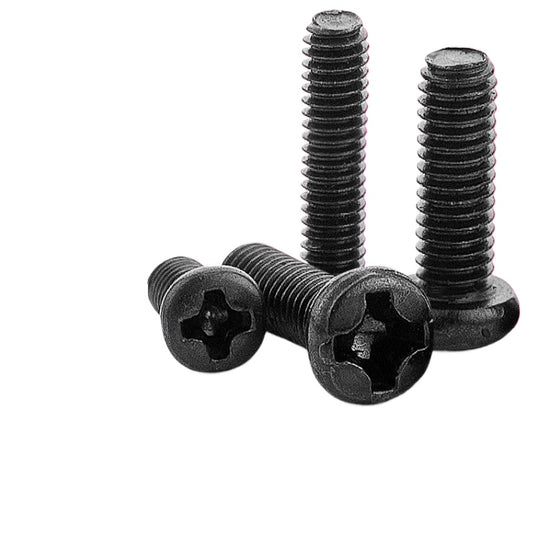 M2M3M4M6M8 Black-plated zinc 304 stainless steel cross round head screw machine screw pan head bolt small screw  for Industrial & Home DIY