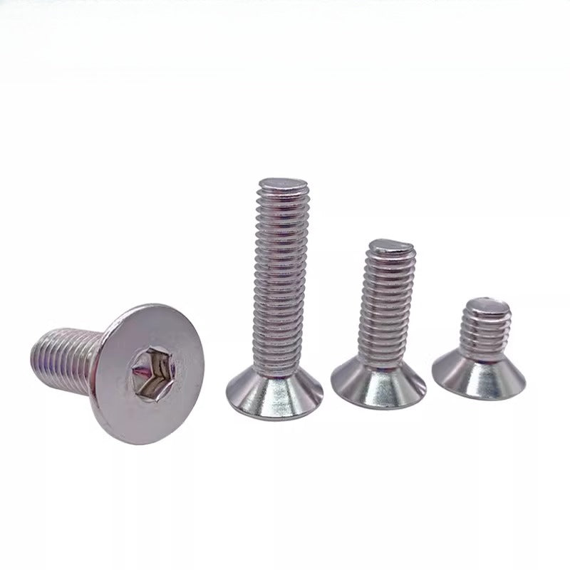 DIN7991/GB70.3 Screw M1.6-M12 304 Stainless Steel Countersunk Head Hexagon Flat Cup Precision Micro Screw