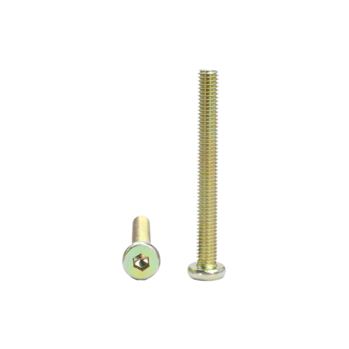 Iron galvanized flat round head hexagonal screws furniture assembly bolts table chair door cabinet furniture connection screws for Furniture Assembly, Table & Chair Connection