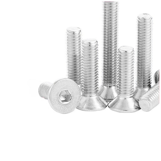 M5/M6/M10/M12 201 stainless steel countersunk head hexagon screw flat head hexagon bolt flat cup machine screw for Furniture & Machinery