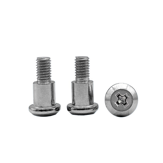304 Stainless Steel M5 Metric Screw Cross Slot Chamfered Shoulder Plug Limit Equal Height Bolt