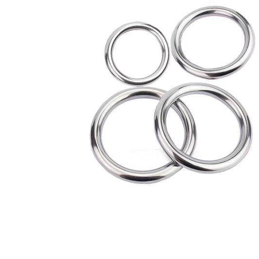 304 Stainless Steel Seamless Ring O-Ring Hanging Ring Traceless Solid Steel Ring Hammock Yoga Connection Steel Ring for Yoga Hammock Assembly