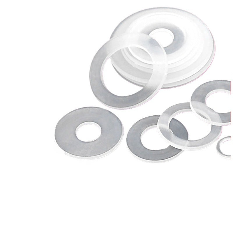 M5/M8/M10 White nylon thin gasket insulation wear-resistant flat gasket  plastic round gasket