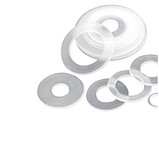 M5/M8/M10 White nylon thin gasket insulation wear-resistant flat gasket  plastic round gasket