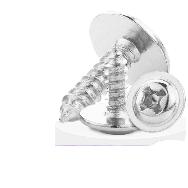M1.4/M2/M3/M5 Carbon steel galvanized cross pan head with pad self-tapping screws round head with meson screws  for Home Decoration & Panel Installation
