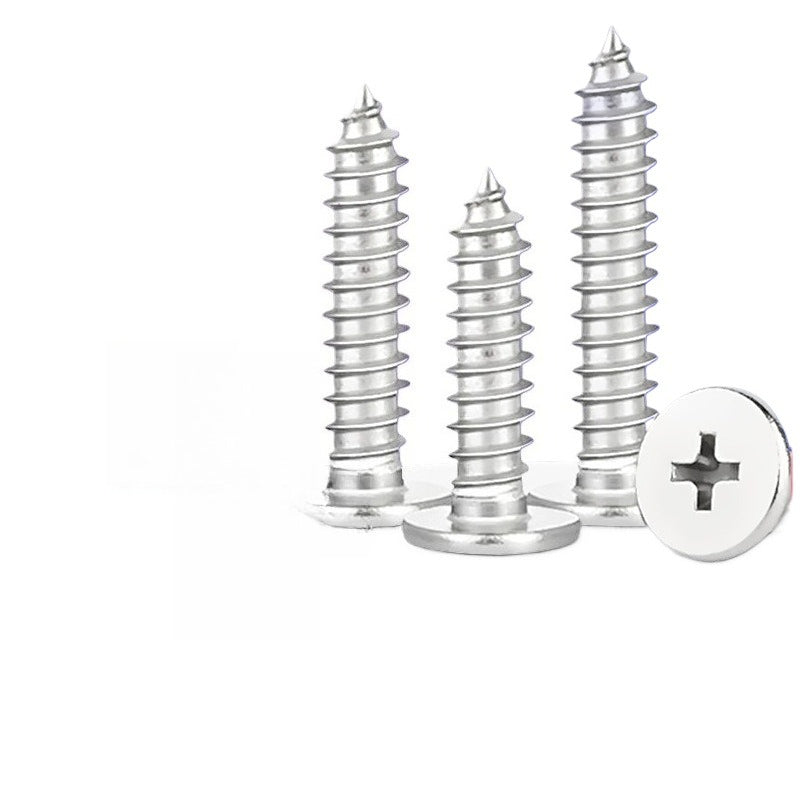 M2/M3 304 Stainless Steel Flat Head Cross Countersunk Self-Tapping Screws –Thin Head for Furniture & Electronics
