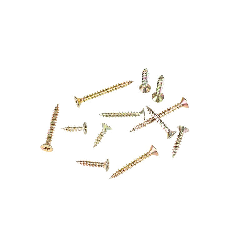 M3 M3.5 M4 M5 Galvanized Countersunk Head Self-Tapping Fiberboard Nails Woodworking Wood Board Wall Board Screws for Furniture Making Carpentry Renovation Wall Panel Installation