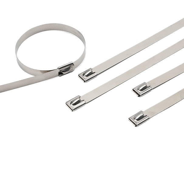 304 stainless steel cable tie self-locking cable tie metal cable tie outdoor strap high temperature resistant fixed tensioner