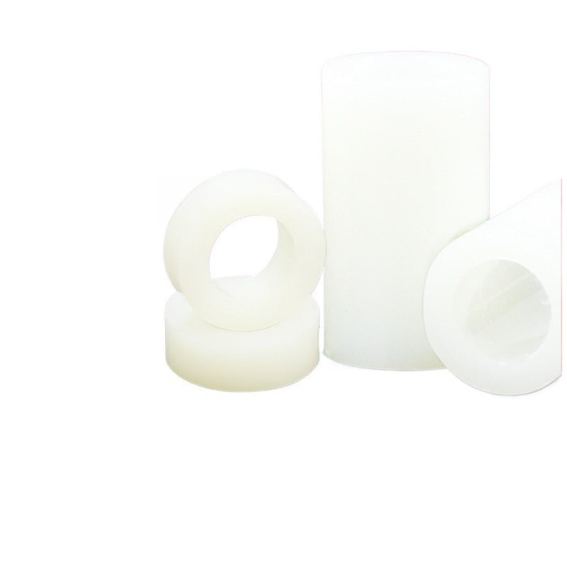 M3 M4  ABS White Nylon Round Spacers Hollow Through Hole Standoff Pillars for PCB & Machinery