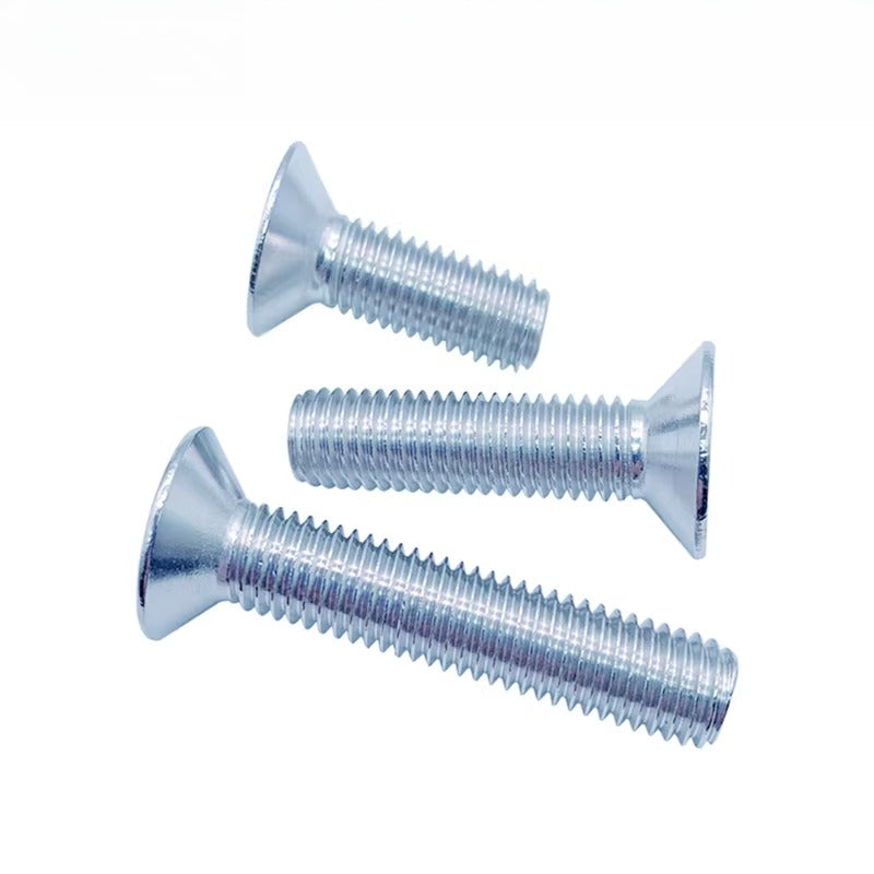 DIN7991/GB70.3 Screw M3-M16 10.9 Grade Blue-White Zinc Countersunk Head Allen Machine Screw