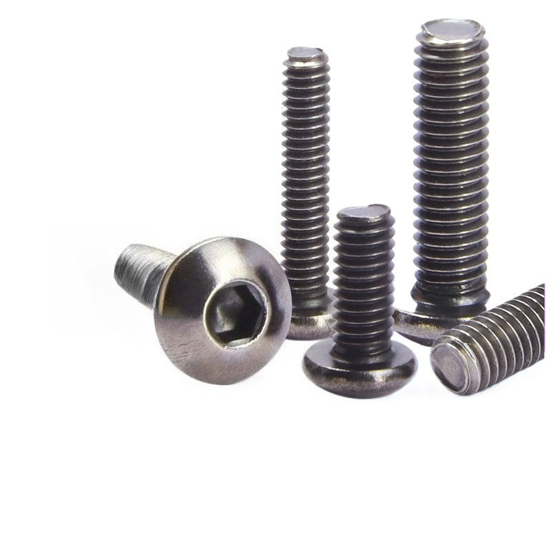 M2/M3/M4 10.9 grade black nickel plated socket head socket head screw high strength pan head screw socket head bolt for Industrial & DIY Projects