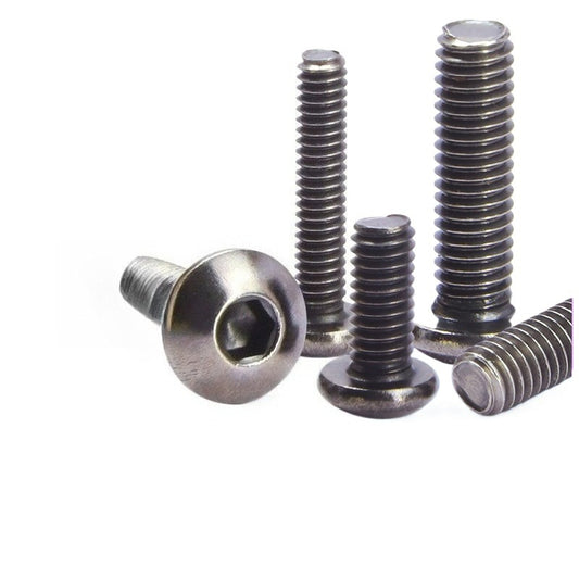 M2/M3/M4 10.9 grade black nickel plated socket head socket head screw high strength pan head screw socket head bolt for Industrial & DIY Projects