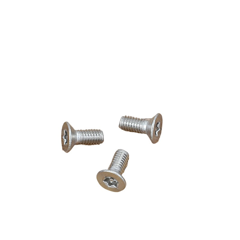 M3/M4  201 stainless steel countersunk plum blossom slot with column anti-theft screw flat head inner plum blossom screw flat cup machine screw for Furniture & Electrical Equipment
