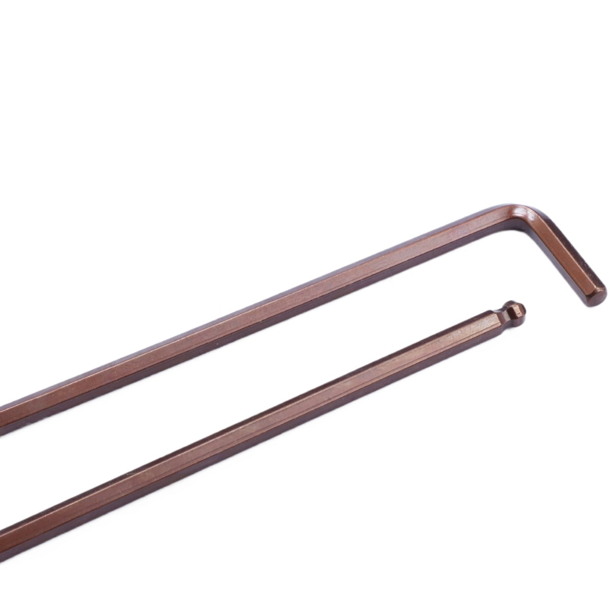 High strength ball head wrench inner hexagonal simple ball wrench red bronze inner hexagonal screw wrench for Furniture & Machinery Repair