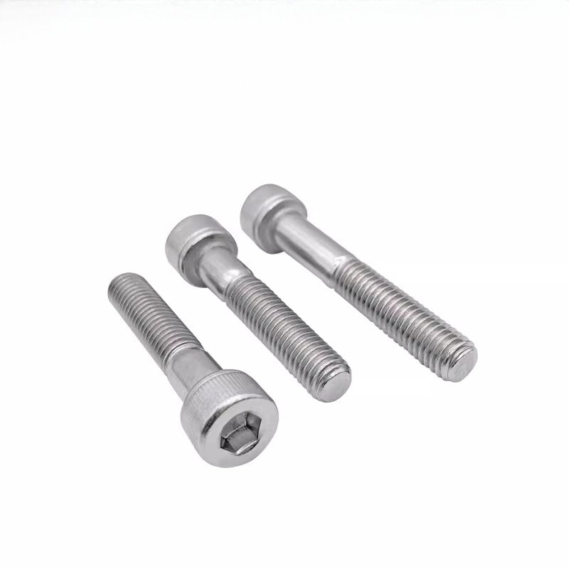 DIN912 316 Stainless Steel Bolt  M5-M20*30-150 Hex Socket Cylindrical/Cup Head Extended Half Thread Screw