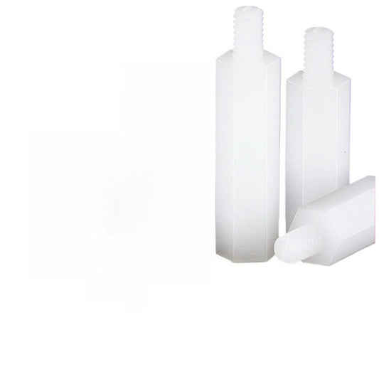 M2/M2.5/M3/M4 Nylon Single Pass Stud Plastic Stud Yin and Yang Isolation Column PC Isolation Interval Support Column for Electronic Circuit Boards