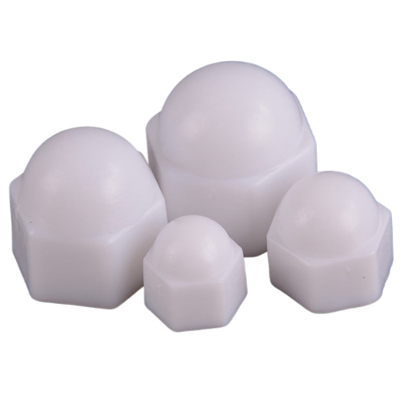 M4/M5/M6/M8/M12 Plastic Cover Nut Nylon Integrated Cover Nut Plastic Ball Nut for Home & Industrial Equipment