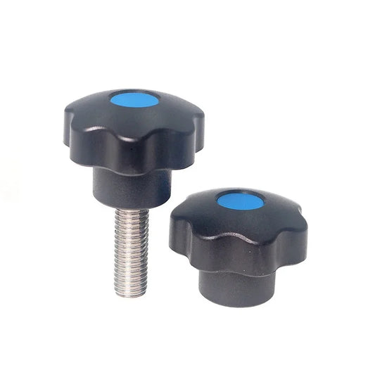 high quality 1pcs 304 stainless steel Plastic seven-star handle bakelite hand tightening screw M5-M12